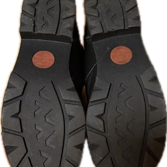 Harley Davidson Black Leather Lace-Up Boots women’s size 6 1/2 - Picture 3 of 6